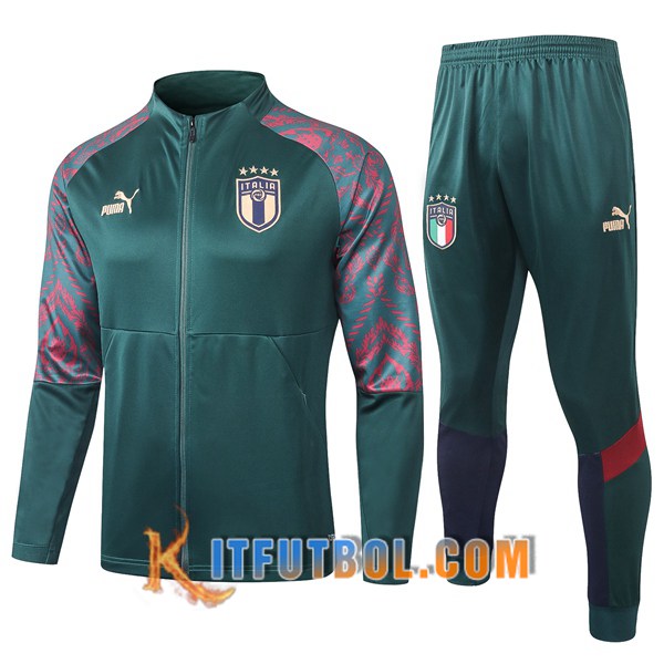 Nueva Chandal Futbol - Chaqueta + Pantalones Italia Verde 20/21