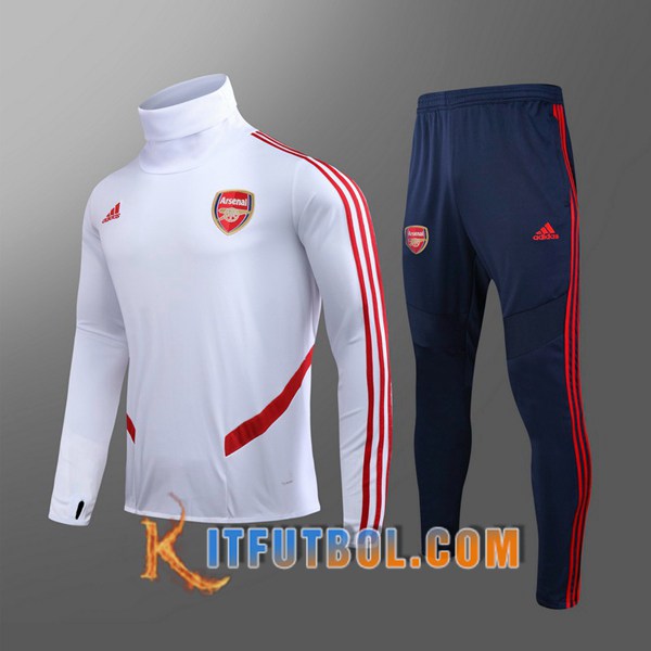 Nueva Chandal Futbol Arsenal Ninos Blanco 20/21