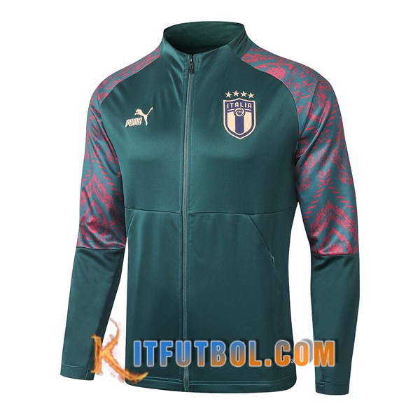 Nueva Chaqueta Futbol Italia Verde 20/21