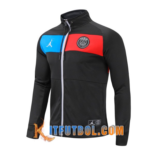 Nueva Chaqueta Futbol Paris PSG Roja Azul Cuello Alto 20/21
