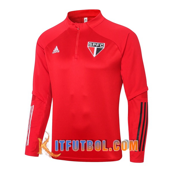 Nueva Entrenamiento Sudadera Sao Paulo FC Roja 20/21