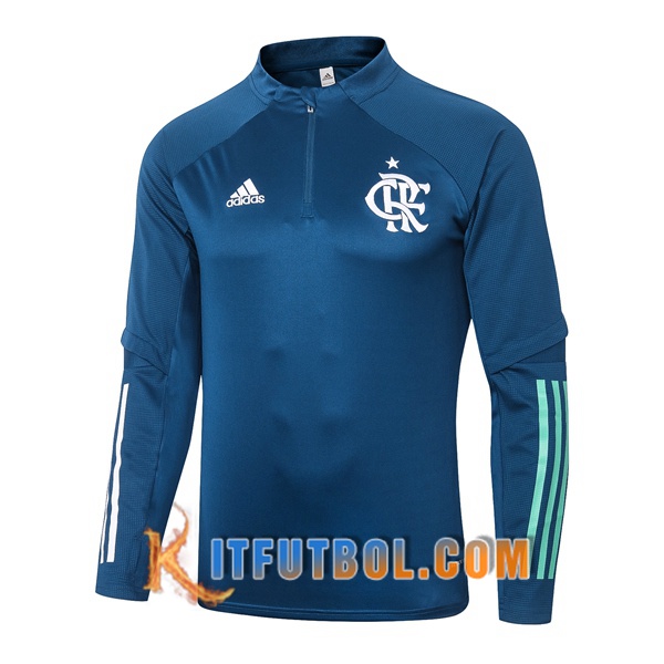 Nueva Entrenamiento Sudadera Flamengo Azul Real 20/21