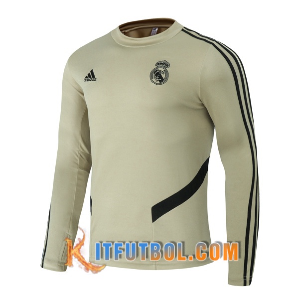 Nueva Entrenamiento Sudadera Real Madrid Amarillo 20/21