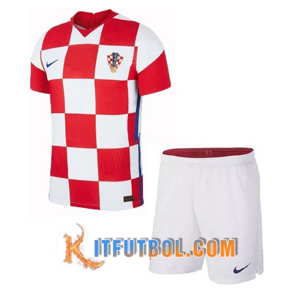 Camisetas Personalizadas Futbol Croacia Ninos Primera 20/21