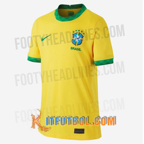 Camisetas Futbol Brasil Primera Version Filtrada 20/21