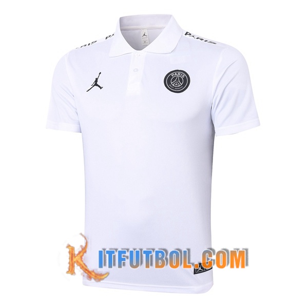 Nueva Polo Futbol Paris PSG Jordan Blanco 20/21