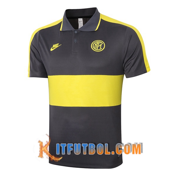 Nueva Polo Futbol Inter Milan Amarillo 20/21
