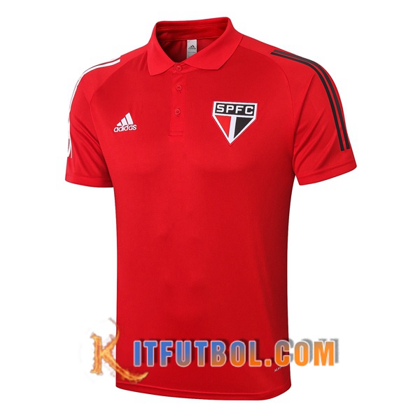 Nueva Polo Futbol Sao Paulo FC Roja 20/21