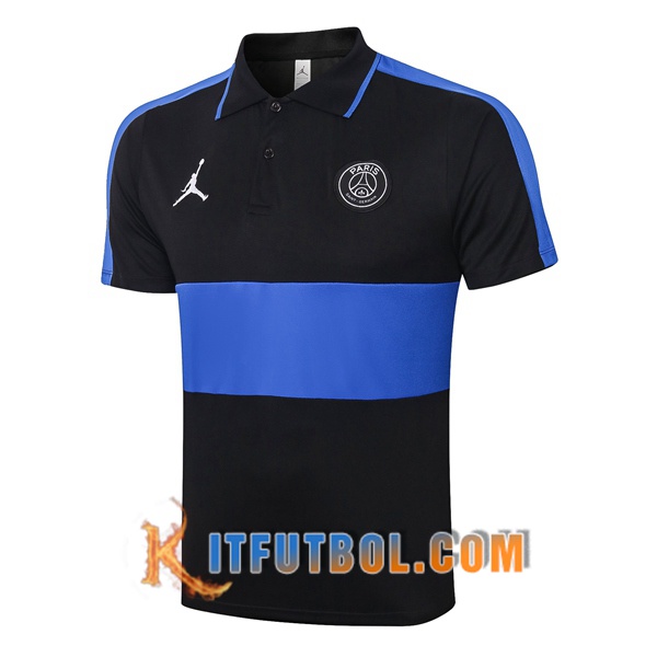 Nueva Polo Futbol PSG Jordan Negro Azul 20/21