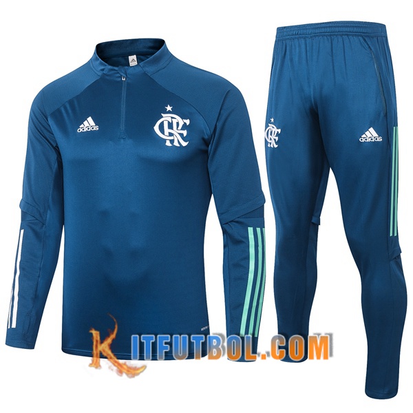 Nueva Chandal Futbol + Pantalones Flamengo Azul Real 20/21