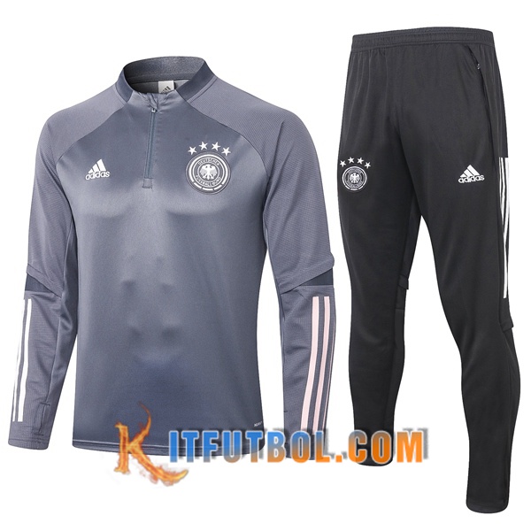 Nueva Chandal Futbol + Pantalones Alemania Gris Claro 20/21