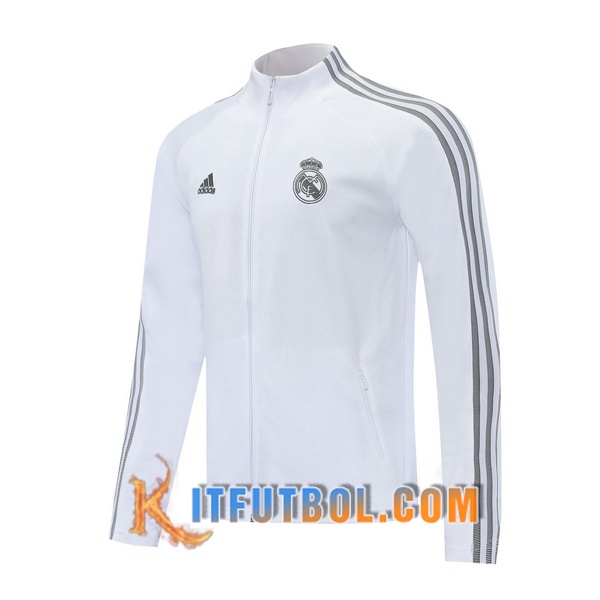 Nueva Chaqueta Futbol Real Madrid Blanco 20/21