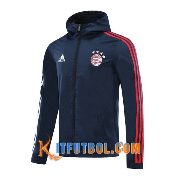 Nueva Chaqueta Futbol Rompevientos Bayern Munich Azul Real 20/21
