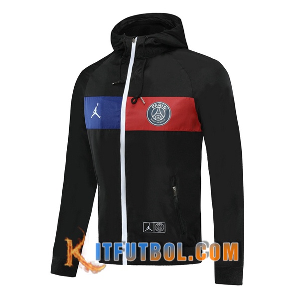 Nueva Chaqueta Futbol Rompevientos Pairis PSG Negro 20/21