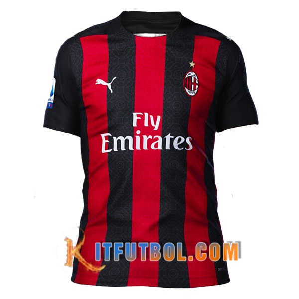 Camisetas Futbol AC Milan Primera Version Filtrada 20/21