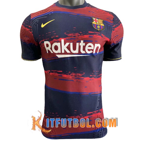 Camisetas de entrenamiento FC Barcelona Azul Roja 20/21