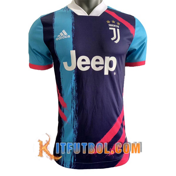 Camisetas de entrenamiento Juventus Azul 20/21