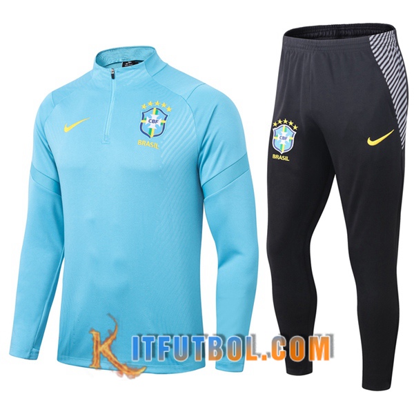 Nueva Chandal Futbol + Pantalones Brasil Azul 20/21