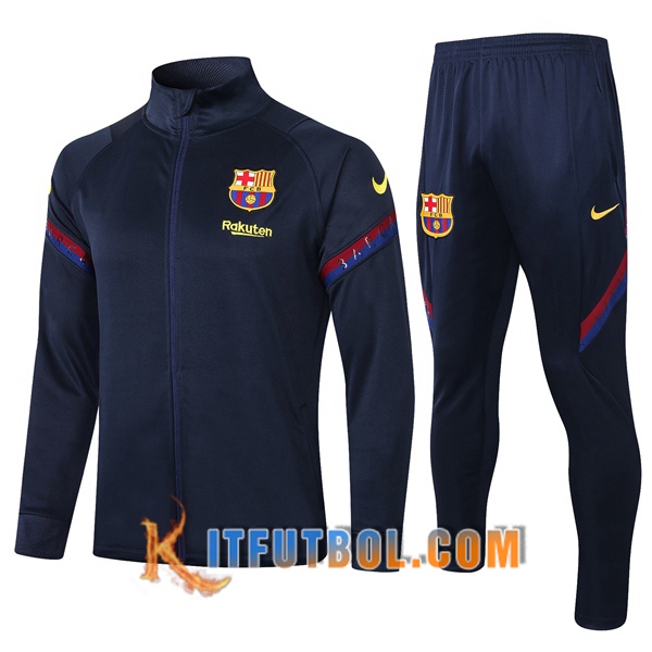 Nueva Chandal Futbol - Chaqueta + Pantalones FC Barcelona Azul Royal 20/21