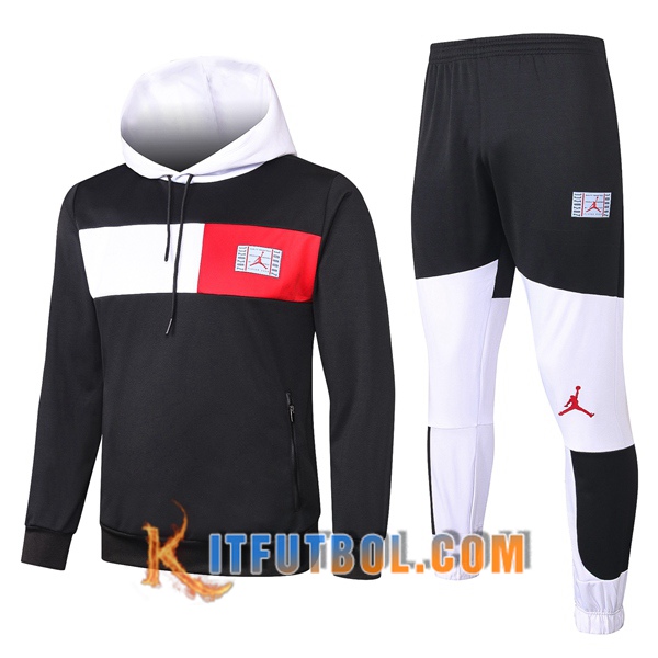 Nueva Chandal Futbol - Chaqueta con capucha + Pantalones Pairis PSG Jordan Negro 20/21