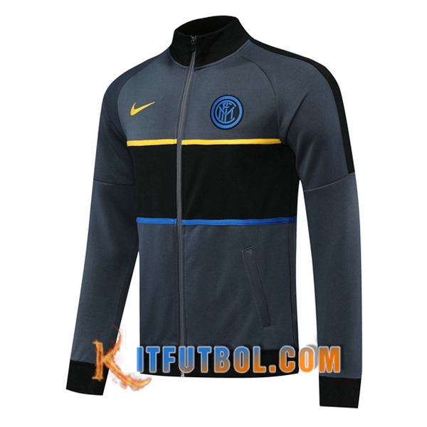 Nueva Chaqueta Futbol Inter Milan Gris 20/21