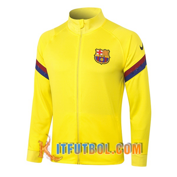 Nueva Chaqueta Futbol FC Barcelona Amarillo 20/21