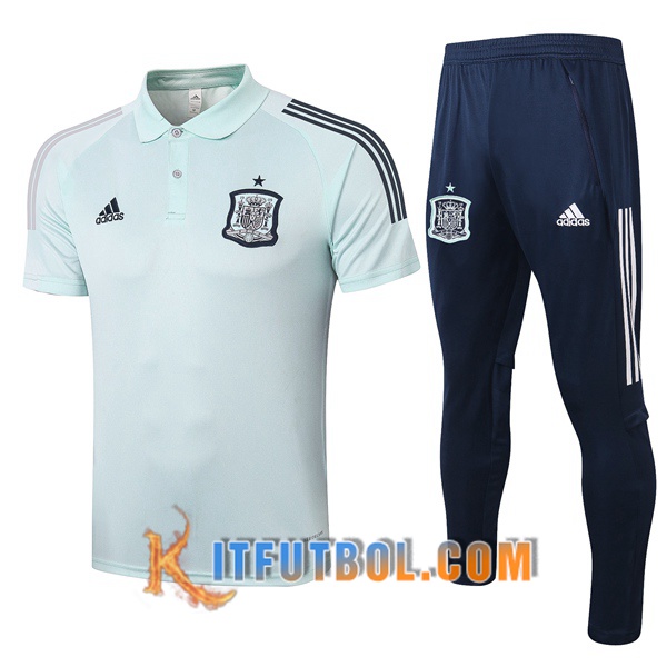 Nueva Polo Futbol España + Pantalones Verde 20/21