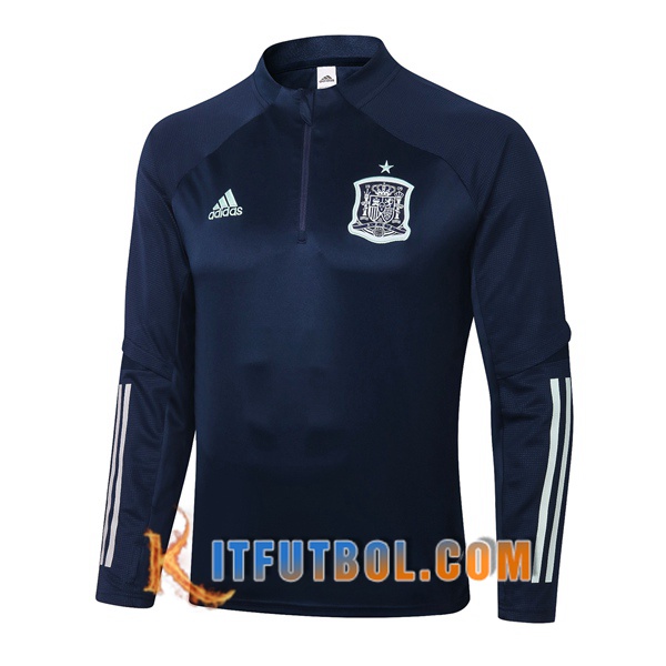 Nueva Entrenamiento Sudadera España Azul Royal 20/21