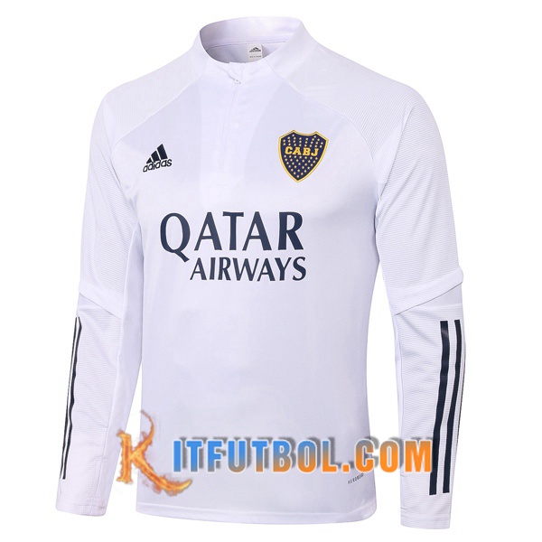 Nueva Entrenamiento Sudadera Boca Juniors Blanco 20/21