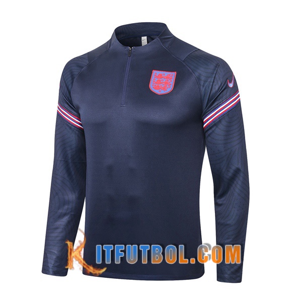 Nueva Entrenamiento Sudadera Inglaterra Azul Royal 20/21
