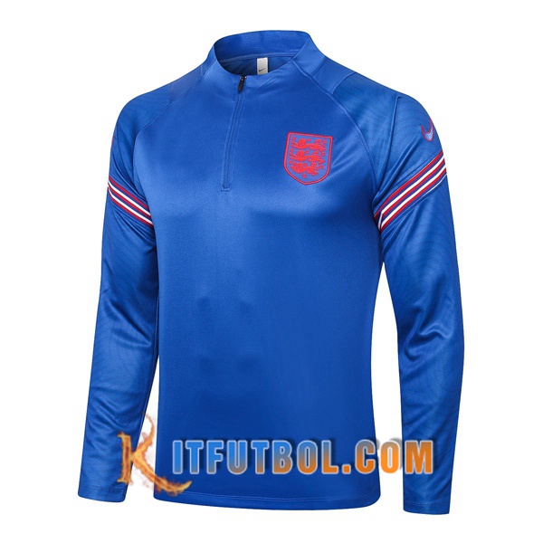 Nueva Entrenamiento Sudadera Inglaterra Azul 20/21