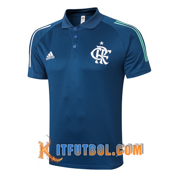 Nueva Polo Futbol Flamengo Azul Royal 20/21