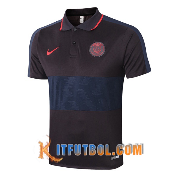 Nueva Polo Futbol Paris PSG Negro 20/21