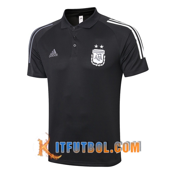 Nueva Polo Futbol Argentina Negro 20/21