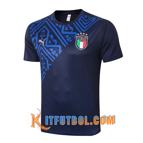 Camisetas de entrenamiento Italia Azul Royal 20/21