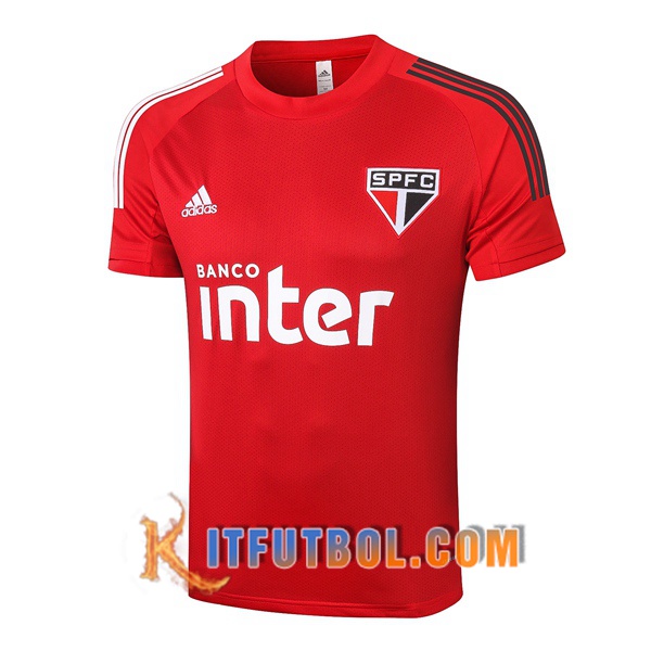 Camisetas de entrenamiento Sao Paulo FC Roja 20/21
