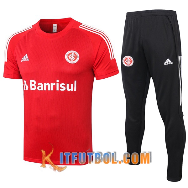 Camisetas de entrenamiento SC Internacional + Pantalones Roja 20/21