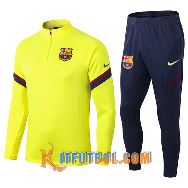 Nueva Chandal Futbol + Pantalones FC Barcelona Amarillo 20/21