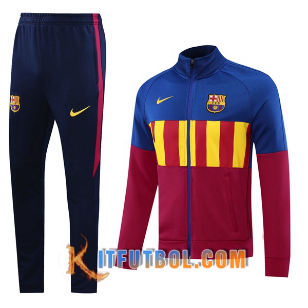 Nueva Chandal Futbol - Chaqueta + Pantalones FC Barcelona Roja Azul 20/21