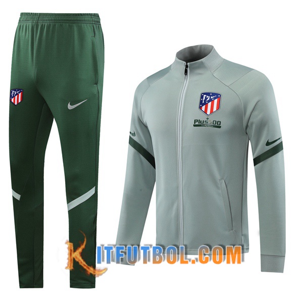 Nueva Chandal Futbol - Chaqueta + Pantalones Atletico Madrid Gris 20/21