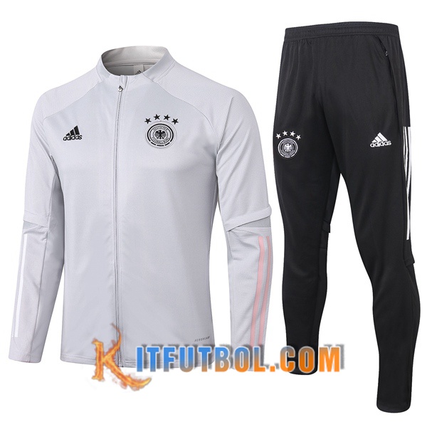 Nueva Chandal Futbol - Chaqueta + Pantalones Alemania Gris Claro 20/21