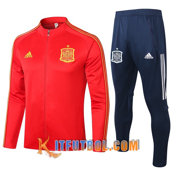 Nueva Chandal Futbol - Chaqueta + Pantalones España Roja 20/21