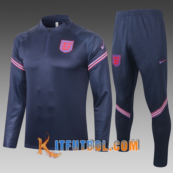 Nueva Chandal Futbol Inglaterra Ninos Azul Royal 20/21