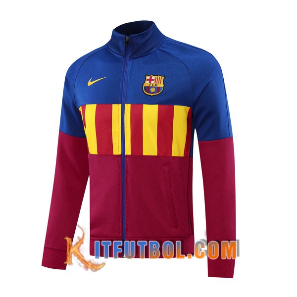 Nueva Chaqueta Futbol FC Barcelona Roja Azul 20/21