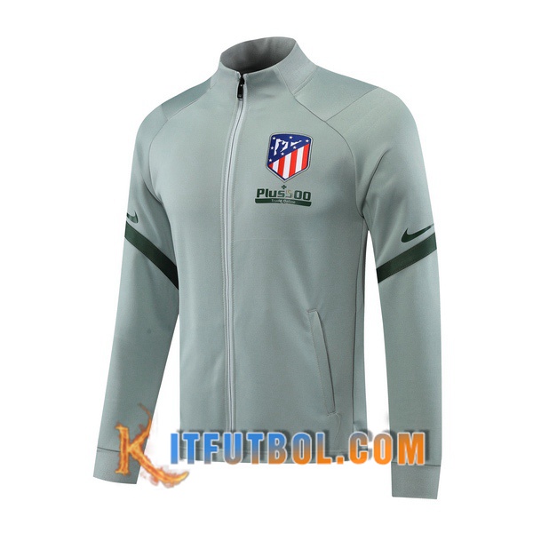 Nueva Chaqueta Futbol Atletico Madrid Gris 20/21