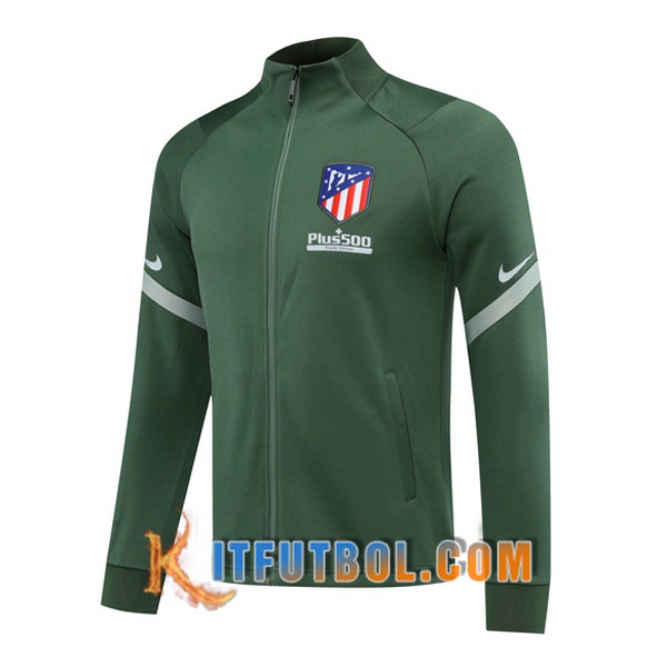 Nueva Chaqueta Futbol Atletico Madrid Verde 20/21