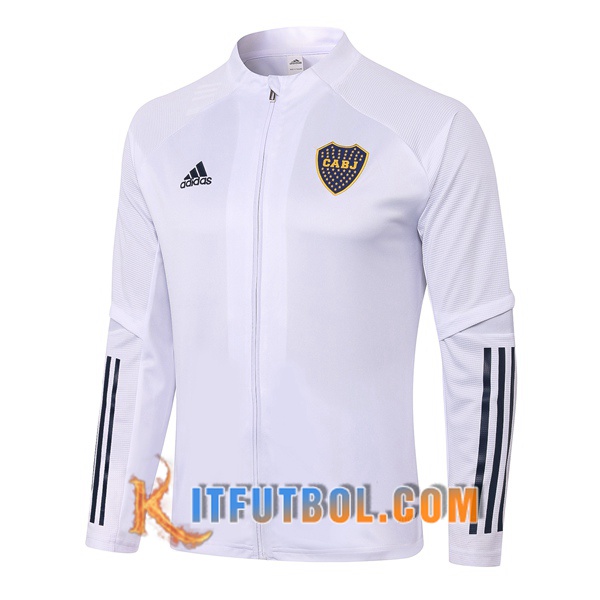 Nueva Chaqueta Futbol Boca Juniors Blanco 20/21