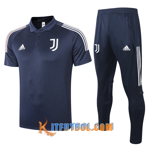 Nueva Polo Futbol Juventus + Pantalones Azul Royal 20/21