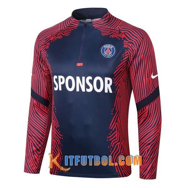 Nueva Entrenamiento Sudadera Pairis PSG Azul Royal 20/21