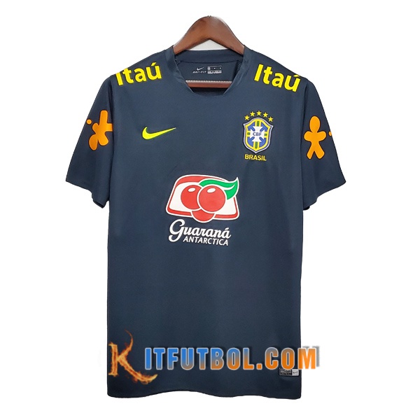 Camisetas de entrenamiento Brasil Gris Oscuro 20/21